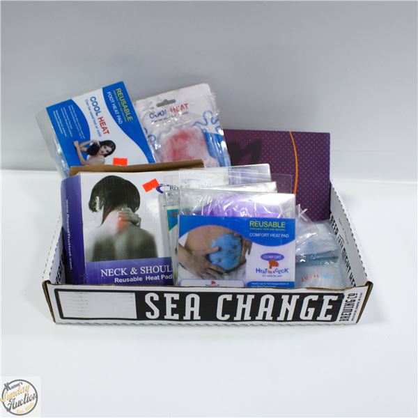 LOT OF HOT/COLD REUSABLE PADS