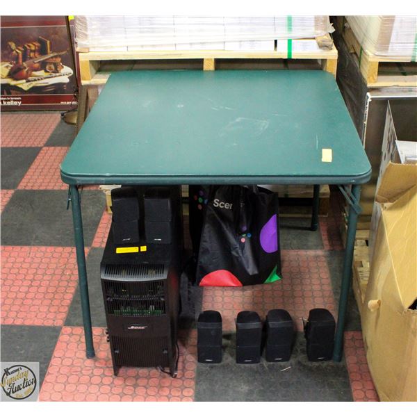 GREEN CARD TABLE
