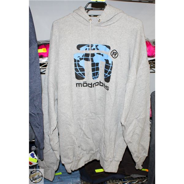NEW MODROBES HOODIE GREY SIZE 2XL