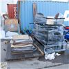 Image 1 : TWO PALLETS OF TABLE TOPS AND TABLE BASE