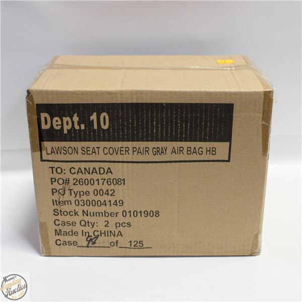 CASE OF NEW SEAT COVERS