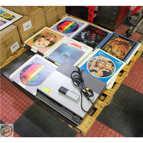 RCA VIDEODISC PLAYER SELECTAVISION MODEL SGT250