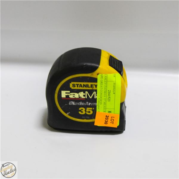 STANLEY FATMAX 35' MEASURING TAPE