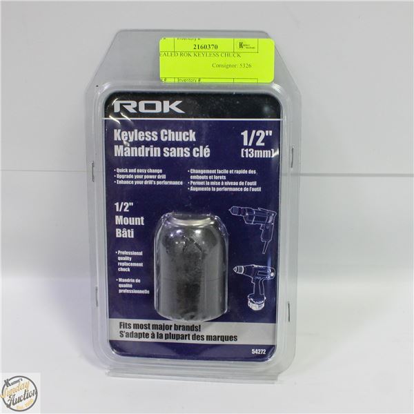 SEALED ROK KEYLESS CHUCK