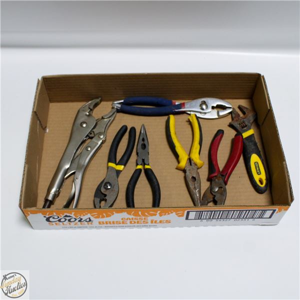 SURPLUS WRENCHES AND VICE GRIPS