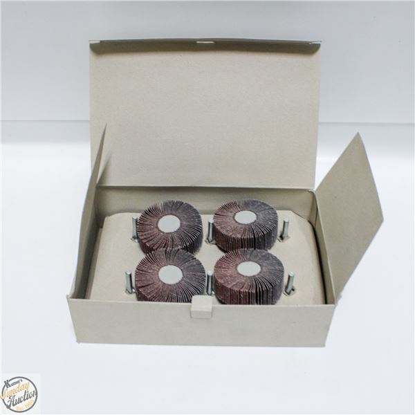 10 MOUNTED 3" FLAP WHEELS 60 GRIT