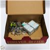 Image 1 : BOX FULL OF GLASS FUSES ASSORTED