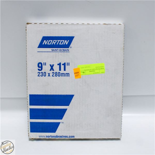 NORTON 800 GRIT 100 SHEETS SANDPAPER