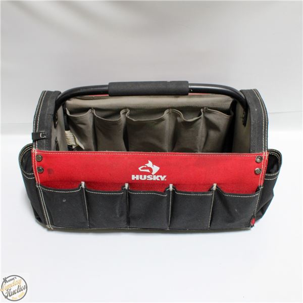 HUSKY 17 OPEN TOOL TOTE