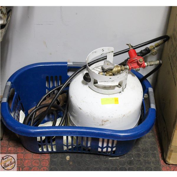 PROPANE TANK WITH TIGER TORCH