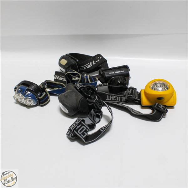 HEADLAMPS PELICAN ETC LED ALL WORKING