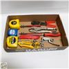 Image 1 : TAPE MEASURES, OLFAS, VISE GRIPS,