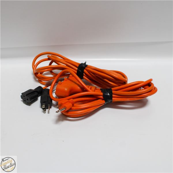 FLAT OF EXTENSION CORDS