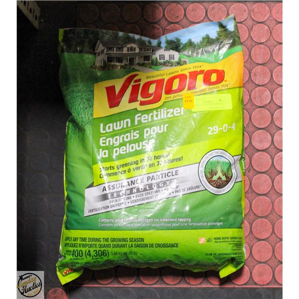 VIGORO LAWN FERTILIZER 5.46KG