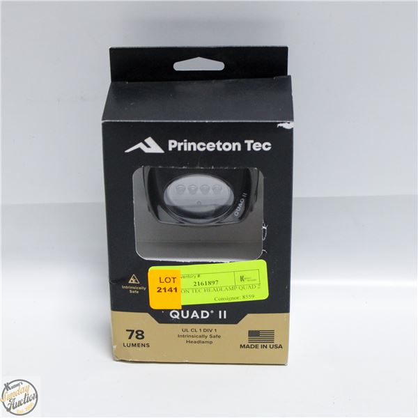 PRINCETON TEC HEADLAMP QUAD 2
