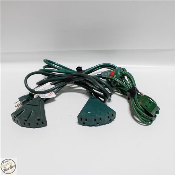 FLAT OF EXTENSION CORDS