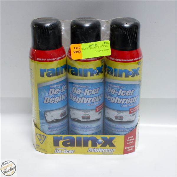 3PK RAINX WINDSHIELD DE ICER