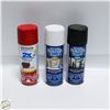 Image 1 : 3PK RUSTOLEUM SPRAY PAINT