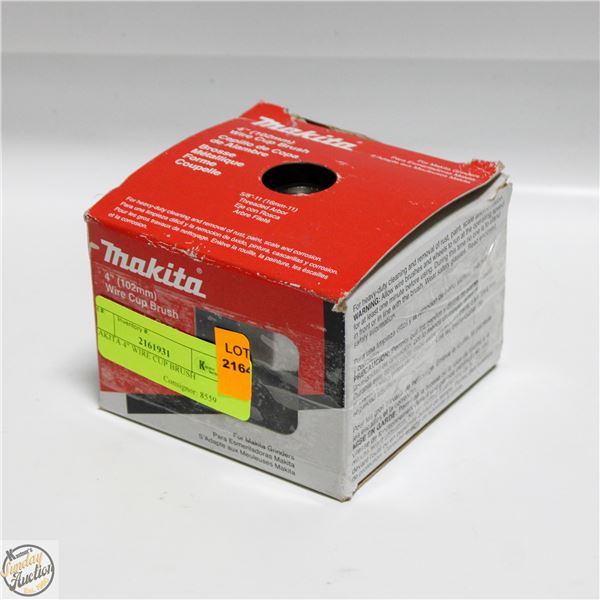 MAKITA 4" WIRE CUP BRUSH