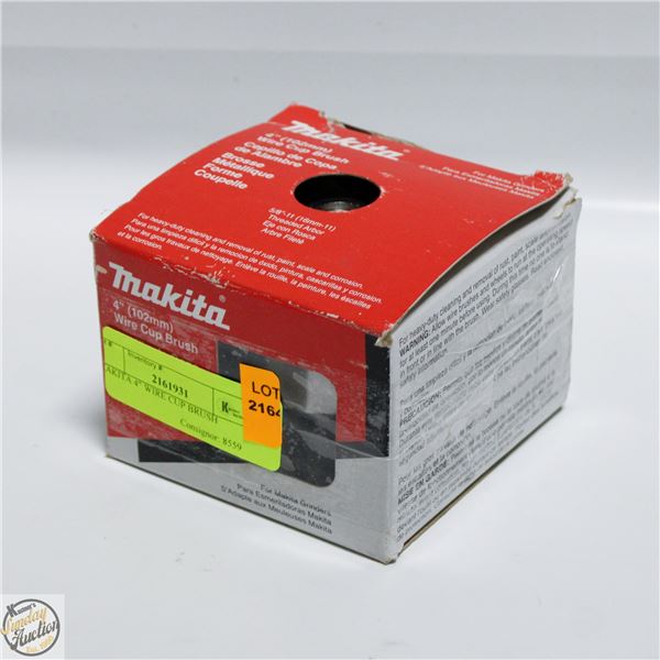 MAKITA 4" WIRE CUP BRUSH