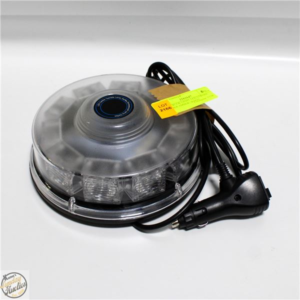 NEW TRUCK LIGHT LED STROBE FLASHER AMBER+WHITE