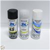 Image 1 : 3PK RUSTOLEUM SPRAY PAINT
