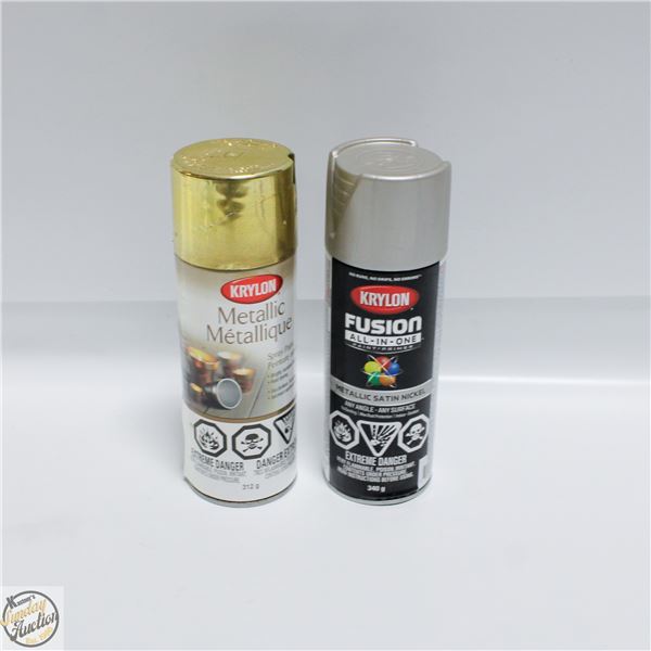 2PK KRYLON SPRAY PAINT