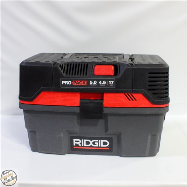 RIDGID PRO PACK WET VACUUM