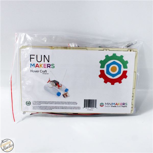 HOVERCRAFT CRAFT MAKING KIT WITH MOTOR