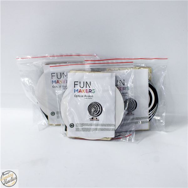 3 OPTICAL ILLUSION WOODEN BATTERY OP. CRAFT MAKING