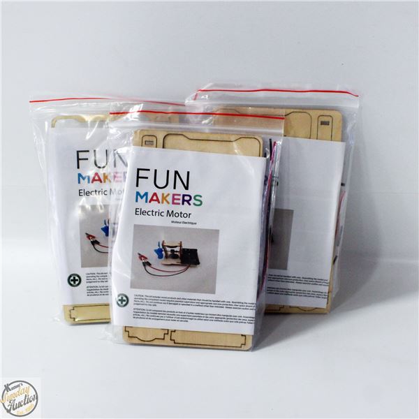 3 X ELECTRIC MOTOR MAKING KITS