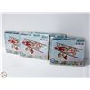 Image 1 : 4 X WOODEN AIRPLANE CRAFT KITS