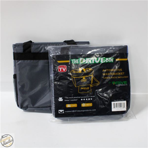 2 X DRIVE AUTO / BOAT / RV GARBAGE BINS