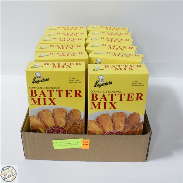 12 BOXES SEALED BATTER MIX