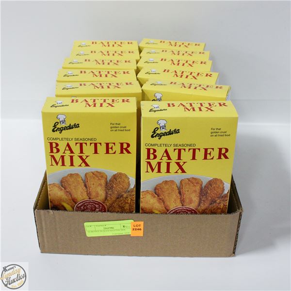 12 BOXES SEALED BATTER MIX