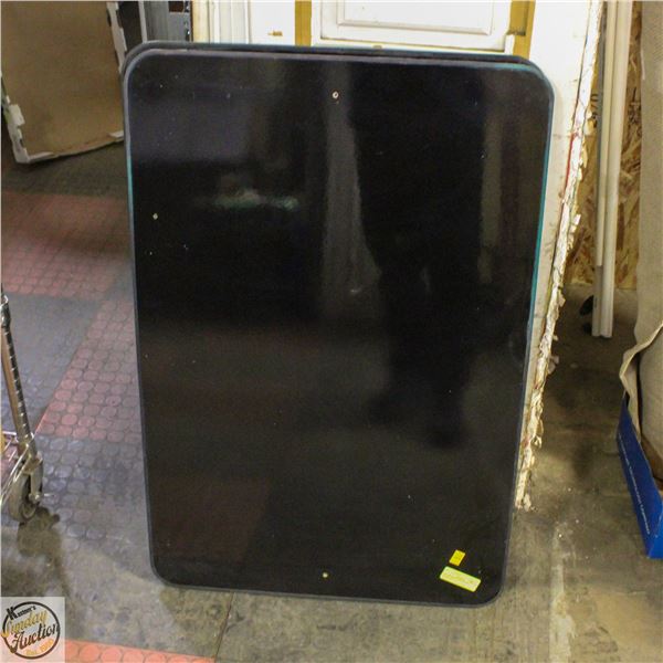 LOT OF 2 BLACK DRY ERASE BOARDS 36" x 24"