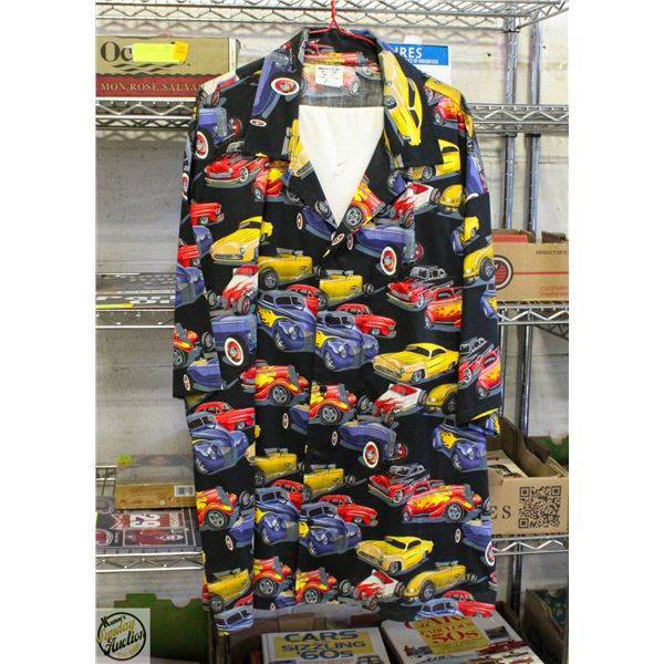 CUSTOM 2XL HOT ROD HAWAIIAN SHIRT