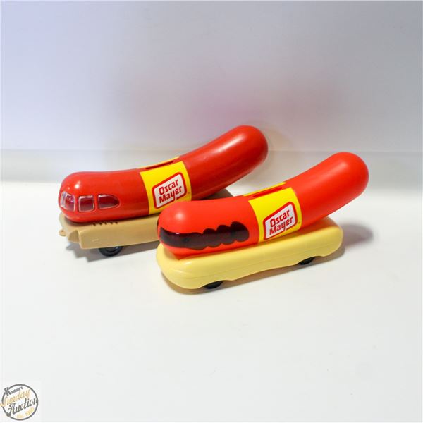 2 WIENERMOBILE COIN BANKS