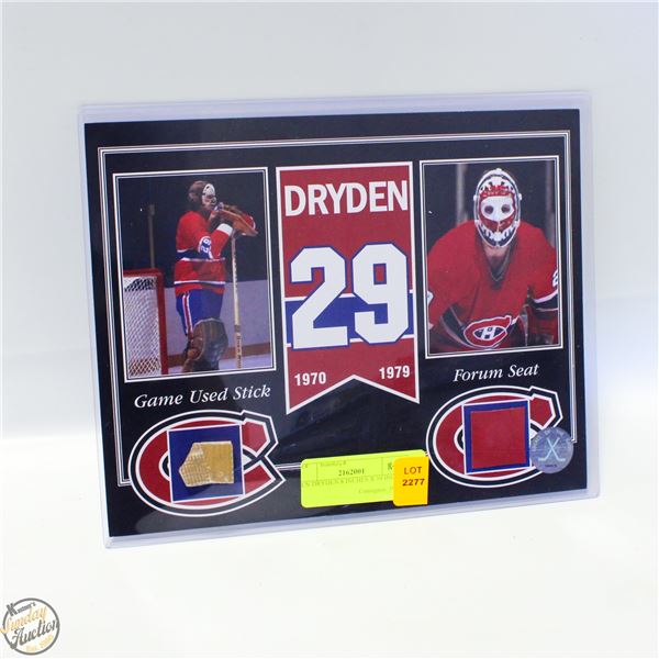 KEN DRYDEN 8 INCHES X 10 INCHES