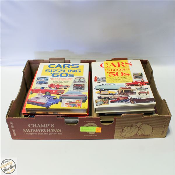 LOT OF 8 AUTOMOBILE BOOKS