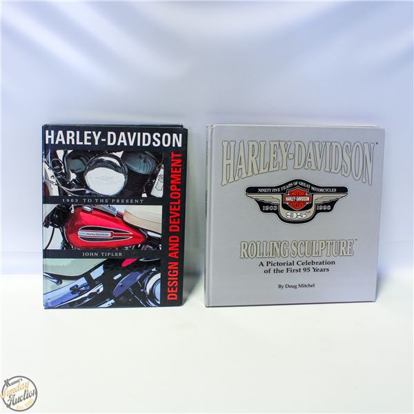 LOT OF 2 HARLEY-DAVIDSON BOOKS