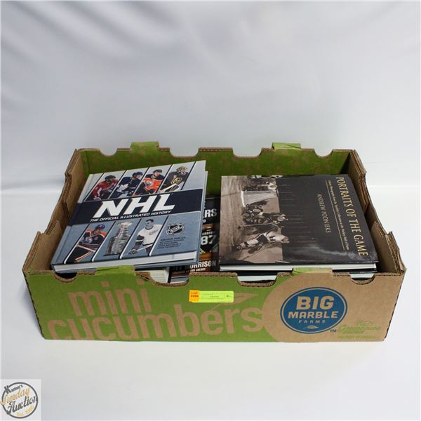 LOT OF 11 HOCKEY BOOKS