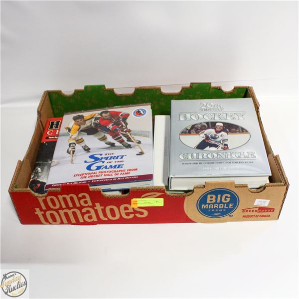 LOT OF 8 HOCKEY BOOKS