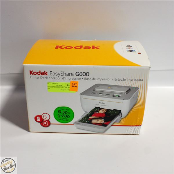 KODAK EASYSHARE PRINTER DOCK G600