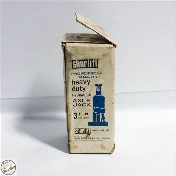 SHURLIFT 3 TON AXLE JACK W BOX