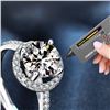 Image 2 : 2 CT GRA CERTIFIED ROUND BRILLIANT MOISSANITE 925S