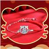 Image 1 : 1 CT GRA CERTIFIED ZODIAC TIGER ROPE SYLE BRACELET