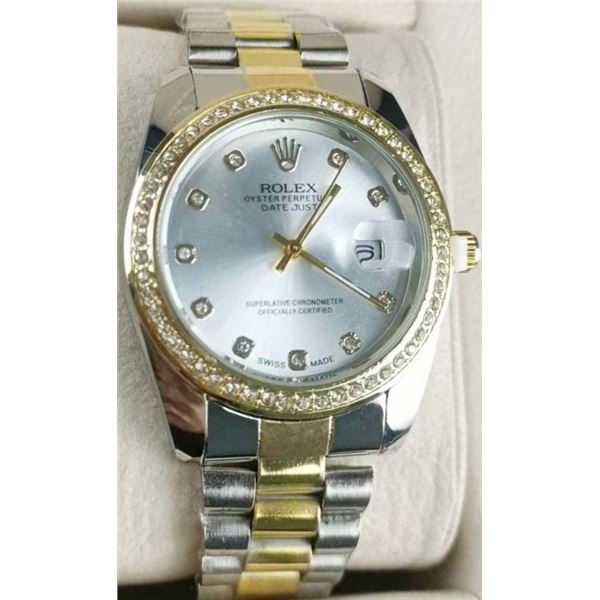 NEW REPLICA R0LEX DATE JUST QUARTZ WATCH