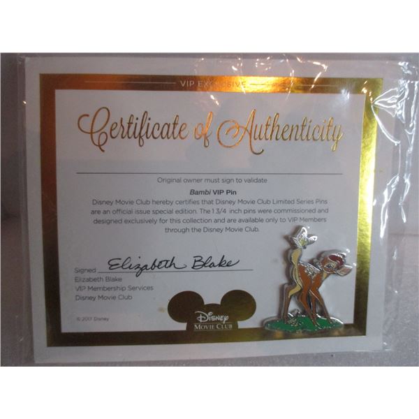BAMBI DISNEY COLLECTORS PIN
