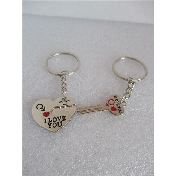 COUPLES KEYCHAINS NEW